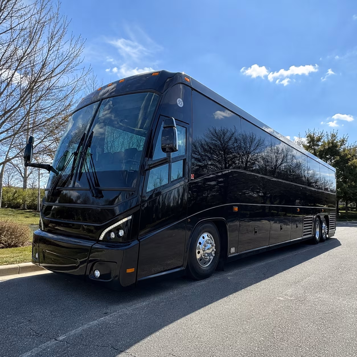 56 passenger charter bus