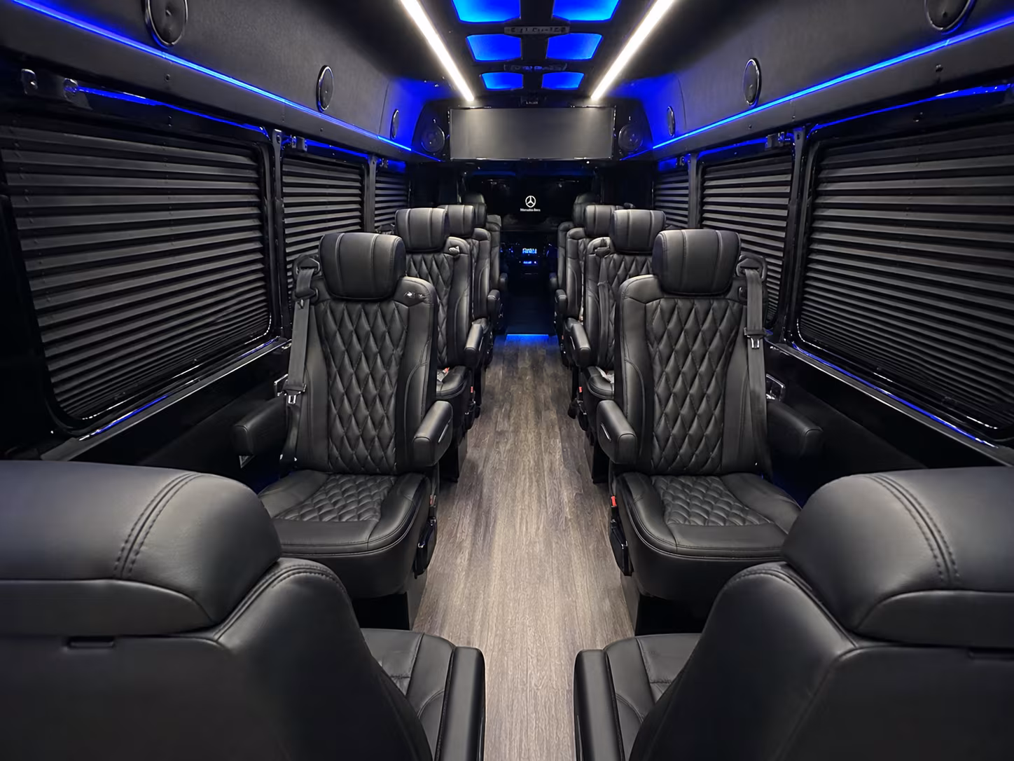 santa maria concert transportation onboard seating