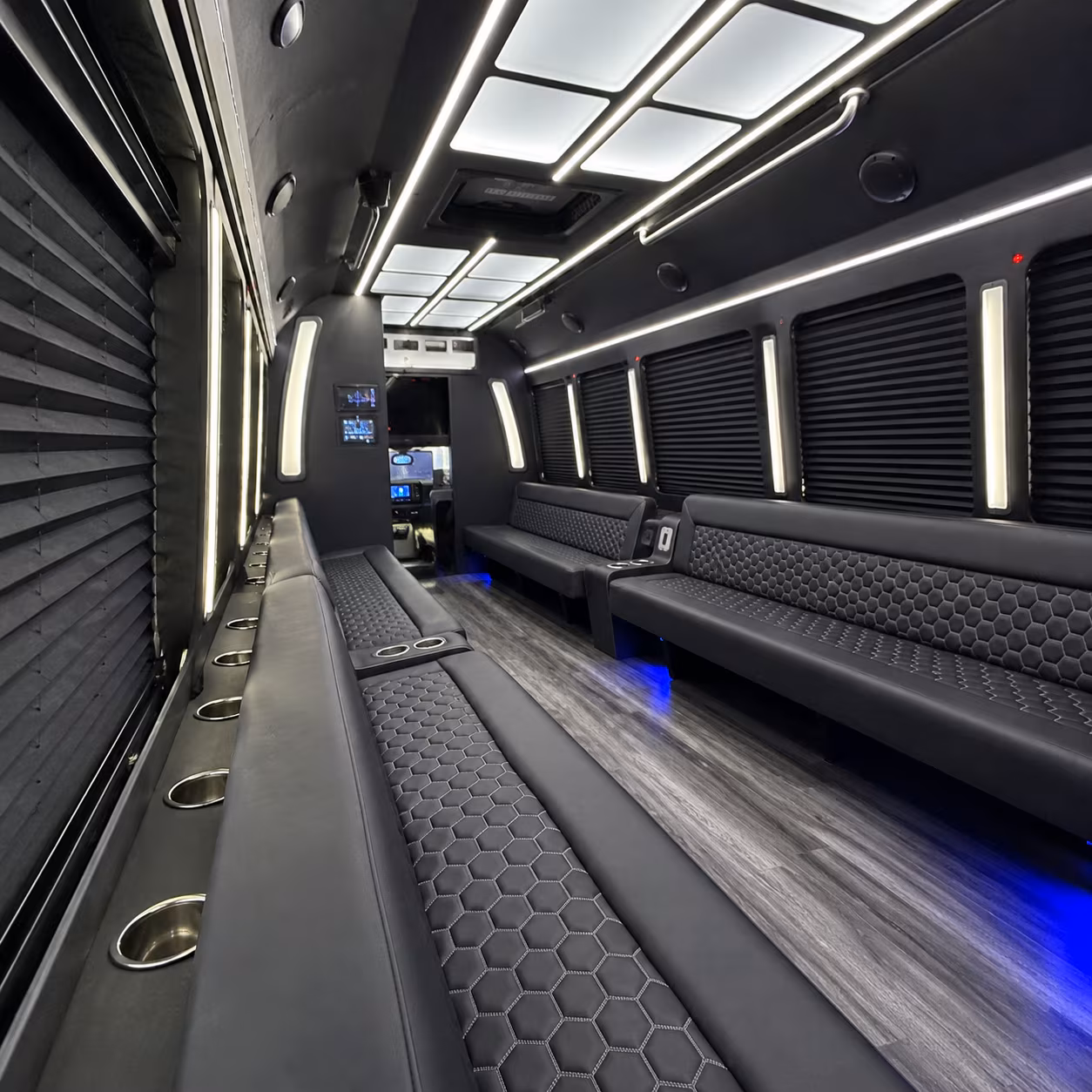 santa maria party bus rentals inside