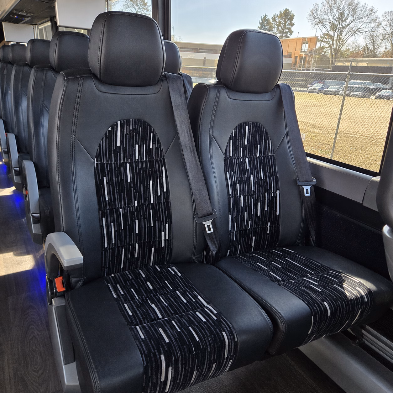 santa maria religious group transportation onboard seating